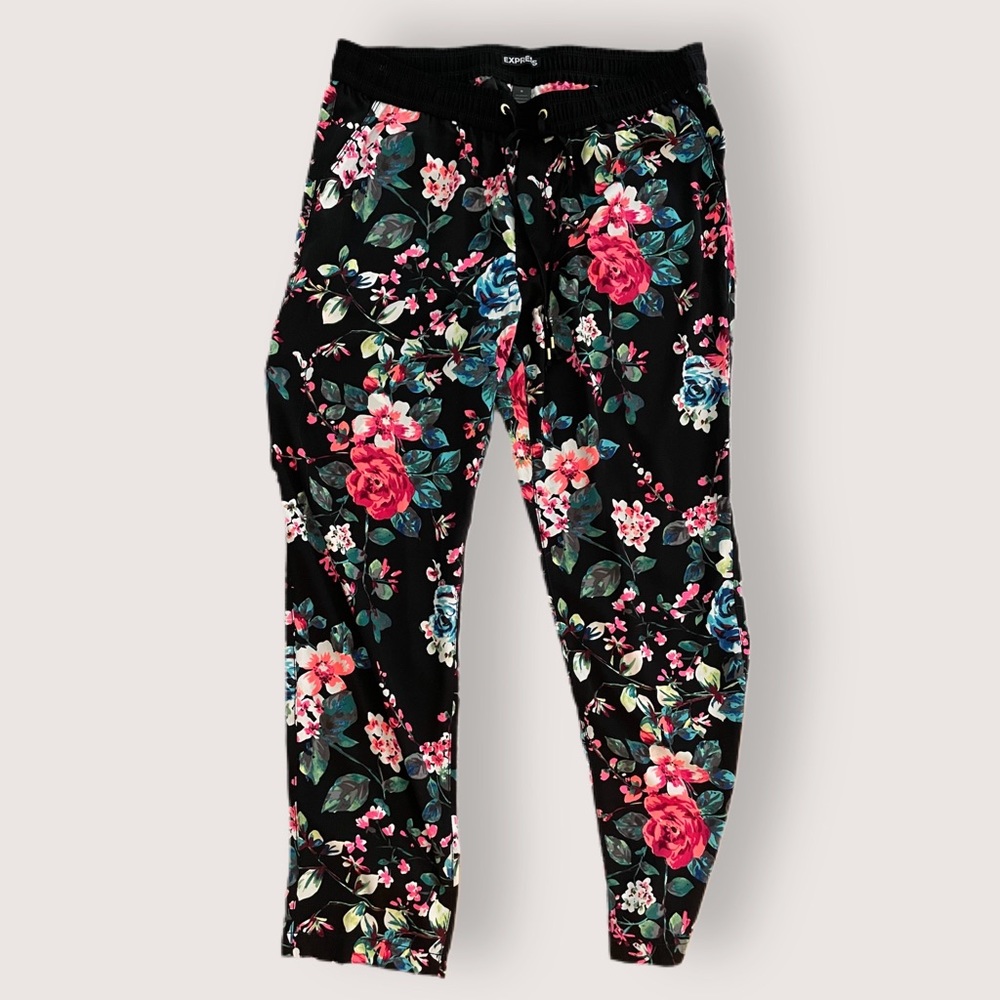 Express Floral Work Trousers | Size M